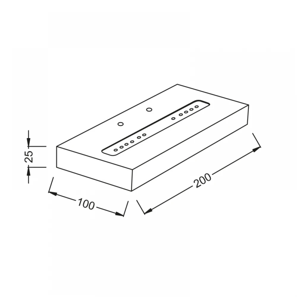 LED Απλίκα Λευκή Αλουμινίου Άνω Ή Κάτω Φωτισμού 200mm 5W 410lm 120° SHELF Aca