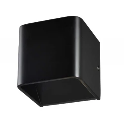 LED COB 3W Επίτοιχο Φωτιστικό Σποτ Σε Μαύρο Χρώμα 100x100 IP20 NEPHELE Aca