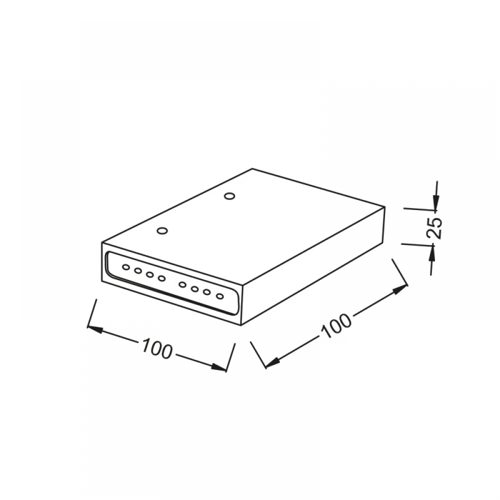 LED Απλίκα Λευκή Αλουμινίου Πλάγιου Φωτισμού 100mm 4W 330lm 120° SHELF Aca