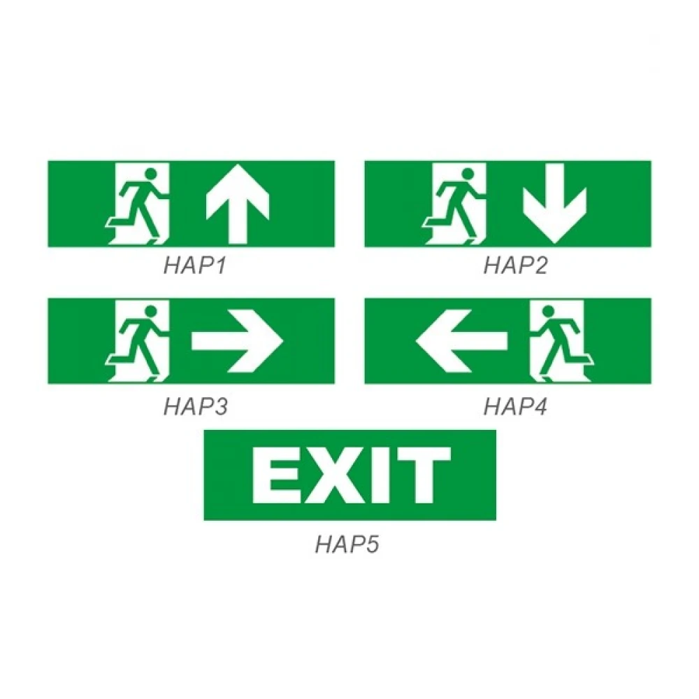 Αυτοκόλλητα Για Φωτιστικά Ασφαλείας HAPES Aca