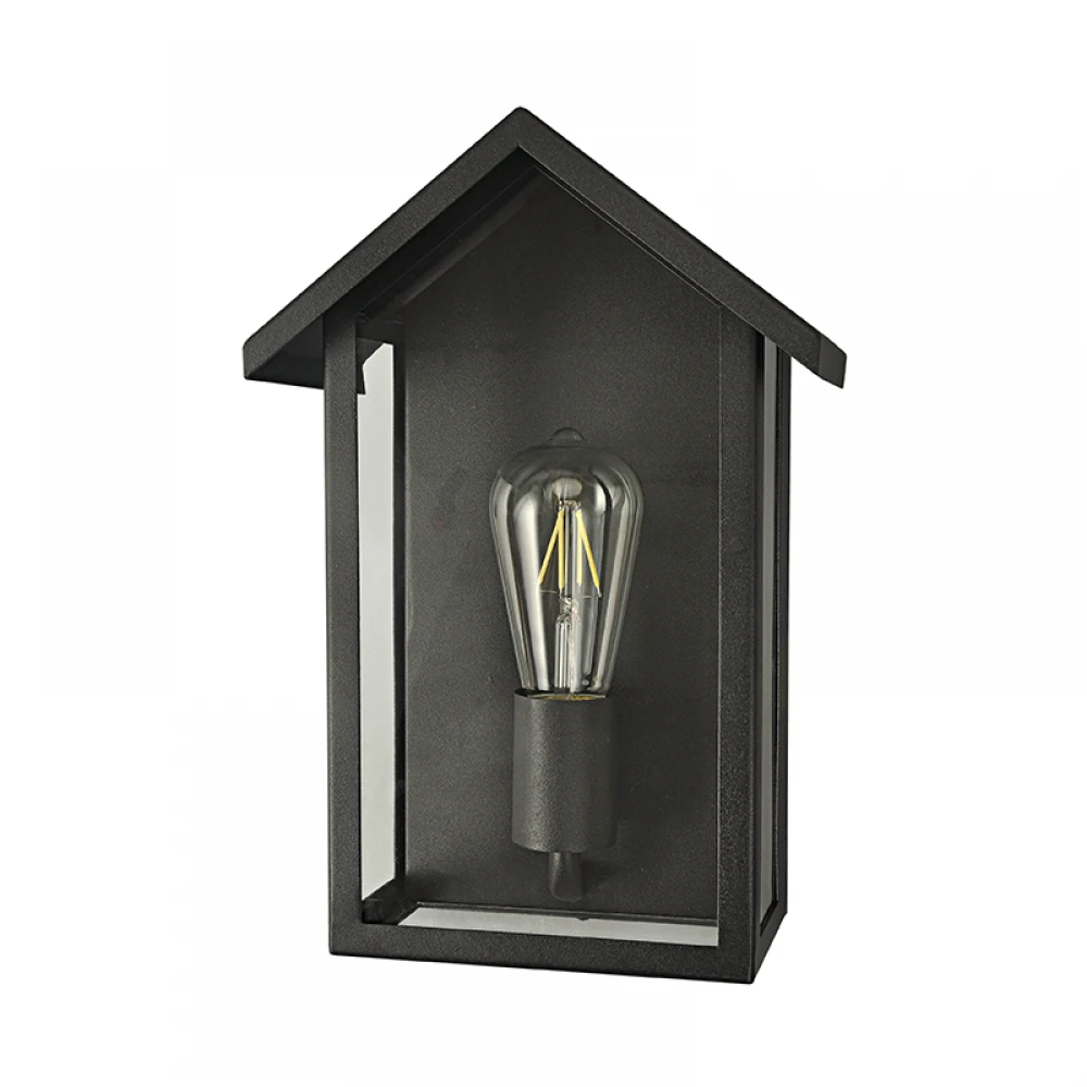 Επιτοίχιο Φωτιστικό Εξωτερικού Χώρου Σε Μαύρο 32.5cm 1x E27 IP44 CELIA Aca