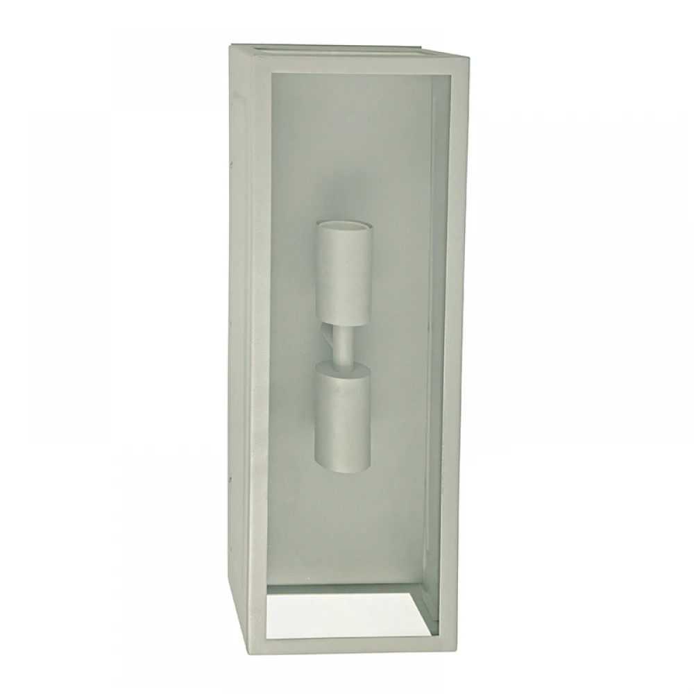 Επιτοίχιο Φωτιστικό Εξωτερικού Χώρου Σε Γκρί Up - Down 45cm 2x E27 IP44 CELIA Aca