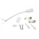 LED Γραμμικό Φωτιστικό Λευκό T5 120cm 17W IP44 180° PHILO Aca