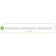 LED Γραμμικό Φωτιστικό Λευκό T5 120cm 17W IP44 180° PHILO Aca