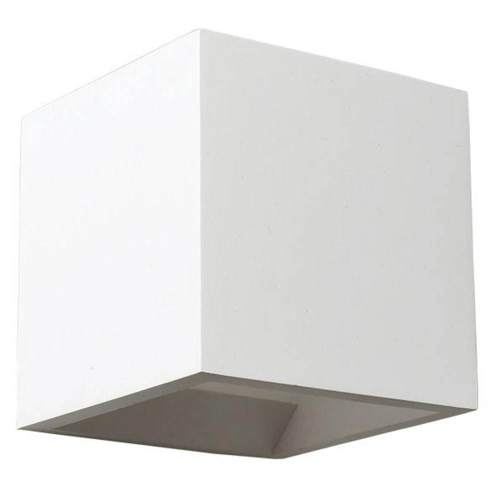 Απλίκα Γύψινη Ή Τσιμεντένια Τετράγωνη 12 x 12cm 1x G9 max 40W BLOCK Aca