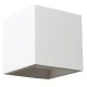 Απλίκα Γύψινη Ή Τσιμεντένια Τετράγωνη 12 x 12cm 1x G9 max 40W BLOCK Aca