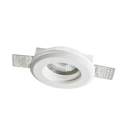 Γύψινο Χωνευτό Σποτ Οροφής Στρογγυλό ø100mm 1x GU10 max 35W ERIN Aca