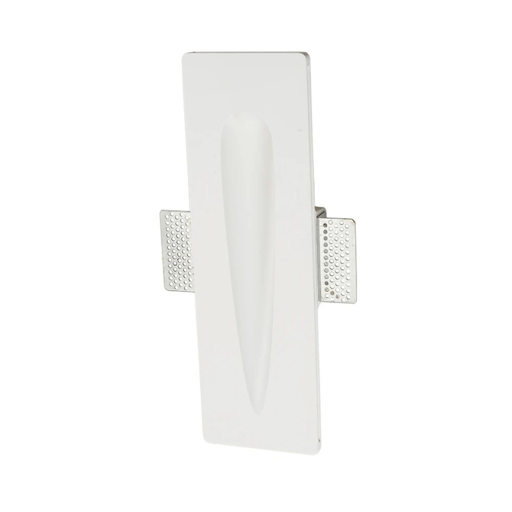 LED Γύψινη Απλίκα Λευκή Χωνευτή 1,5W 3000K 150lm MACY Aca