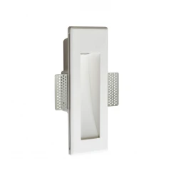 LED Γύψινη Απλίκα Λευκή Χωνευτή 1,5W 3000K 150lm MYLA Aca