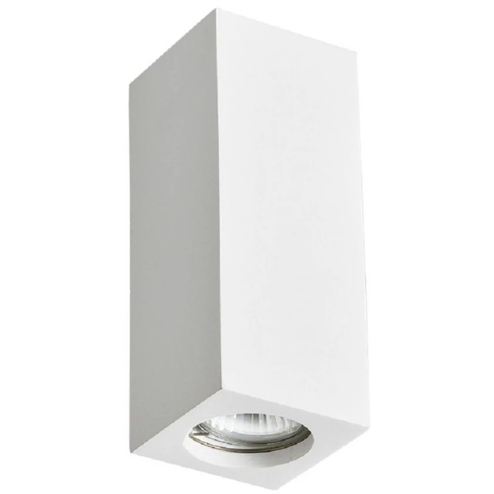Γύψινο Σποτ Οροφής Παραλληλόγραμμο 170mm 1x GU10 max 35W RUTH Aca