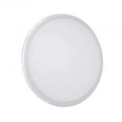Φωτιστικό Οροφής Slim Panel Λευκό Στρογγυλό Χωνευτό LED SMD Ψυχρό Λευκό 6000K 9W 120° FLEXI Aca