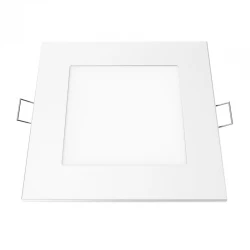 Χωνευτό Slim Panel Λευκό Τετράγωνο Ουδέτερο Λευκό 4000Κ LED SMD 12W 120° PLATO Aca