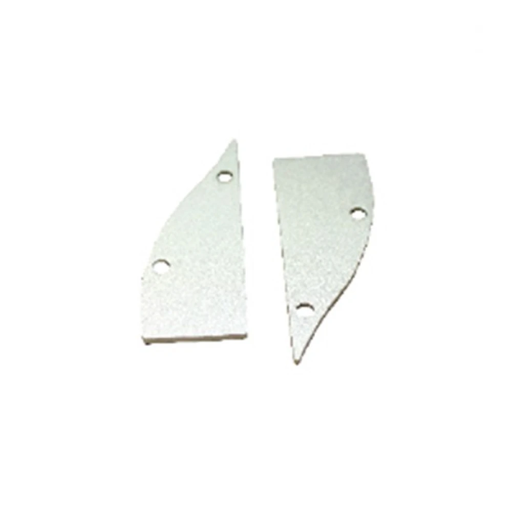 Σετ Μεταλλικές Τάπες 2 τεμ. Χωρίς Τρύπα Για Το Προφίλ Αλουμινίου HID P62 ACA