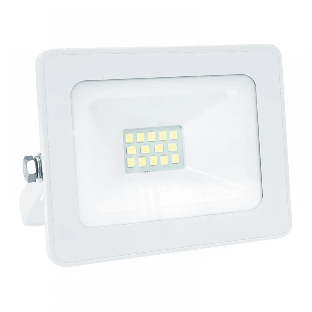 Αδιάβροχος LED SMD Προβολέας Αλουμινίου 10W Σε Λευκό Χρώμα 12-24V IP66 Ψυχρό 6000Κ ACA