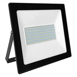 Αδιάβροχος LED SMD Προβολέας Αλουμινίου Σε Μαύρο Χρώμα Ψυχρό Λευκό 100W IP66 230V 110°