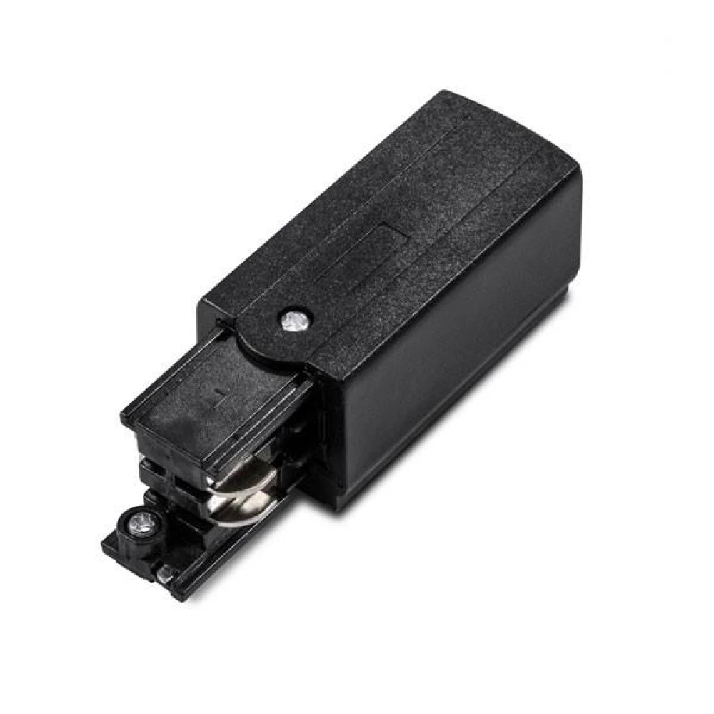 Τροφοδοτικό Για Τριφασική Ράγα Οροφής 4 Καλωδίων Σε Μαύρο ACA