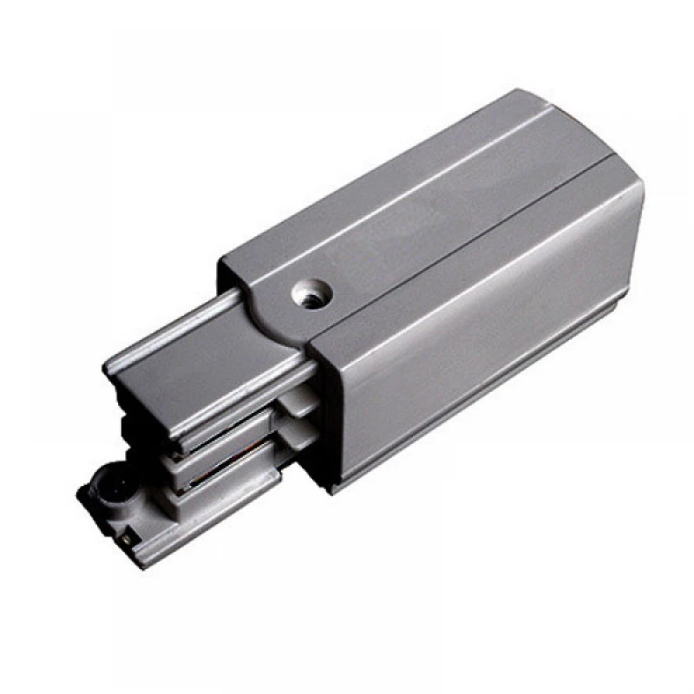 Τροφοδοτικό Για Τριφασική Ράγα Οροφής 4 Καλωδίων Σε Γκρι ACA