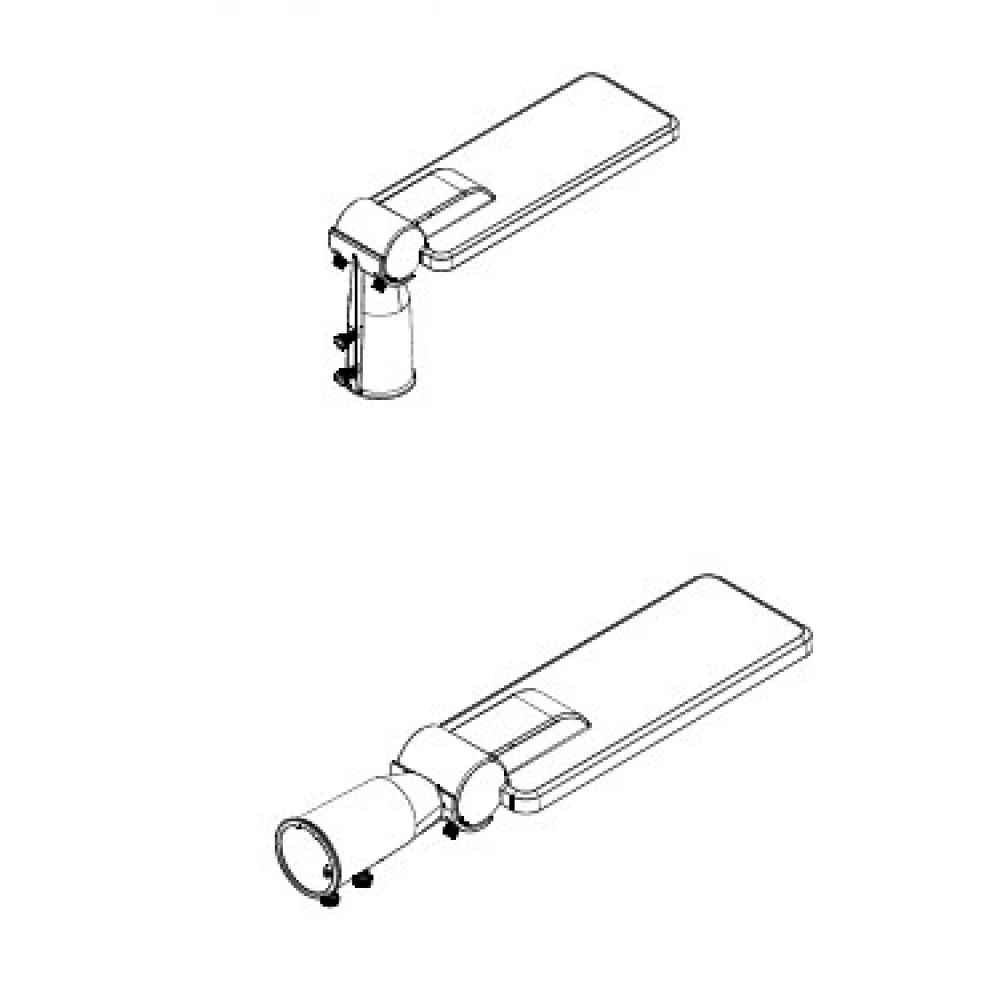 LED Φωτιστικό Δρόμου 60W 4000K Ουδέτερο Λευκό Φως IP66 BISE ACA
