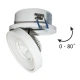 LED Χωνευτό Φωτιστικό Σποτ Κινητό Στρογγυλό 10W 230V 60° IP20 BEL ACA