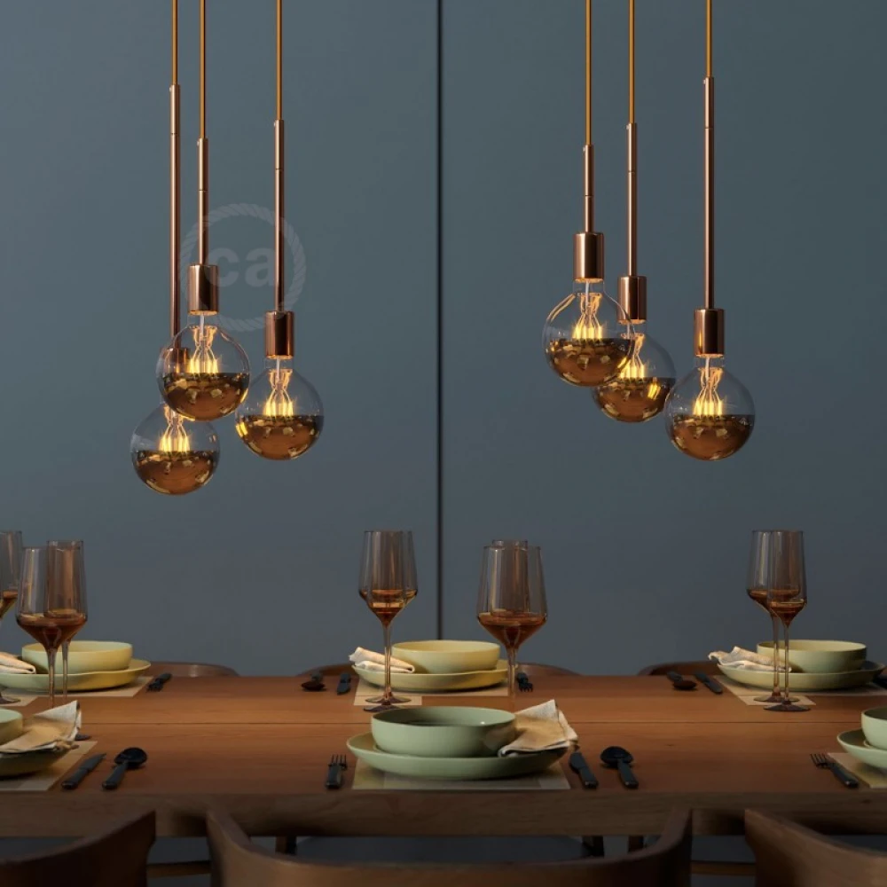 Σωληνάκι Προέκτασης Μεταλλικό Χάλκινο Creative Cables