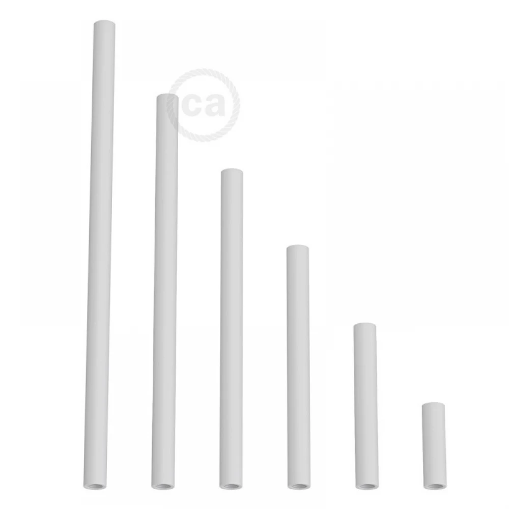 Σωληνάκι Προέκτασης Μεταλλικό Λευκό Creative Cables