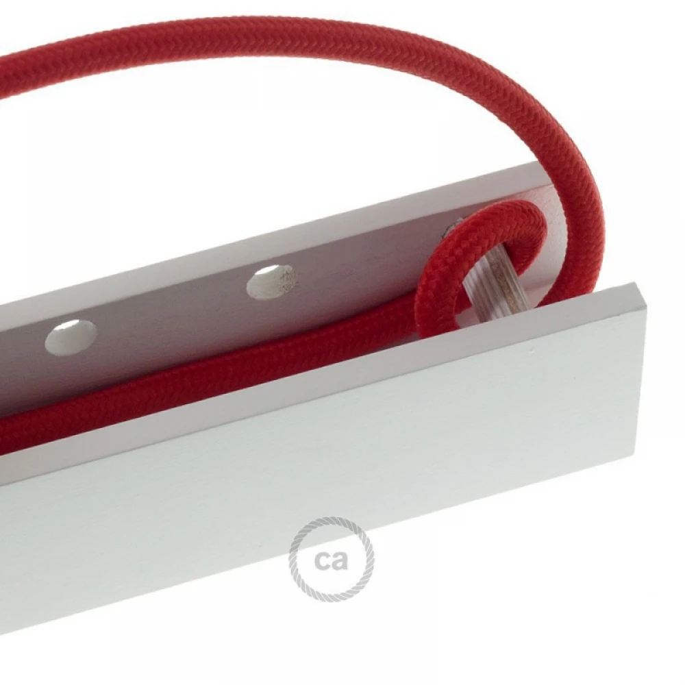 Pinocchio Λευκή Ξύλινη Βάση Για Τοίχο Ιδανική Για Κρεμαστά Φωτιστικά Creative Cables