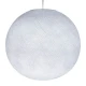 Φωτιστικό Σφαίρα Λευκό Από Νήμα Πολυεστέρα M-36cm - 100% Χειροποίητο Creative Cables