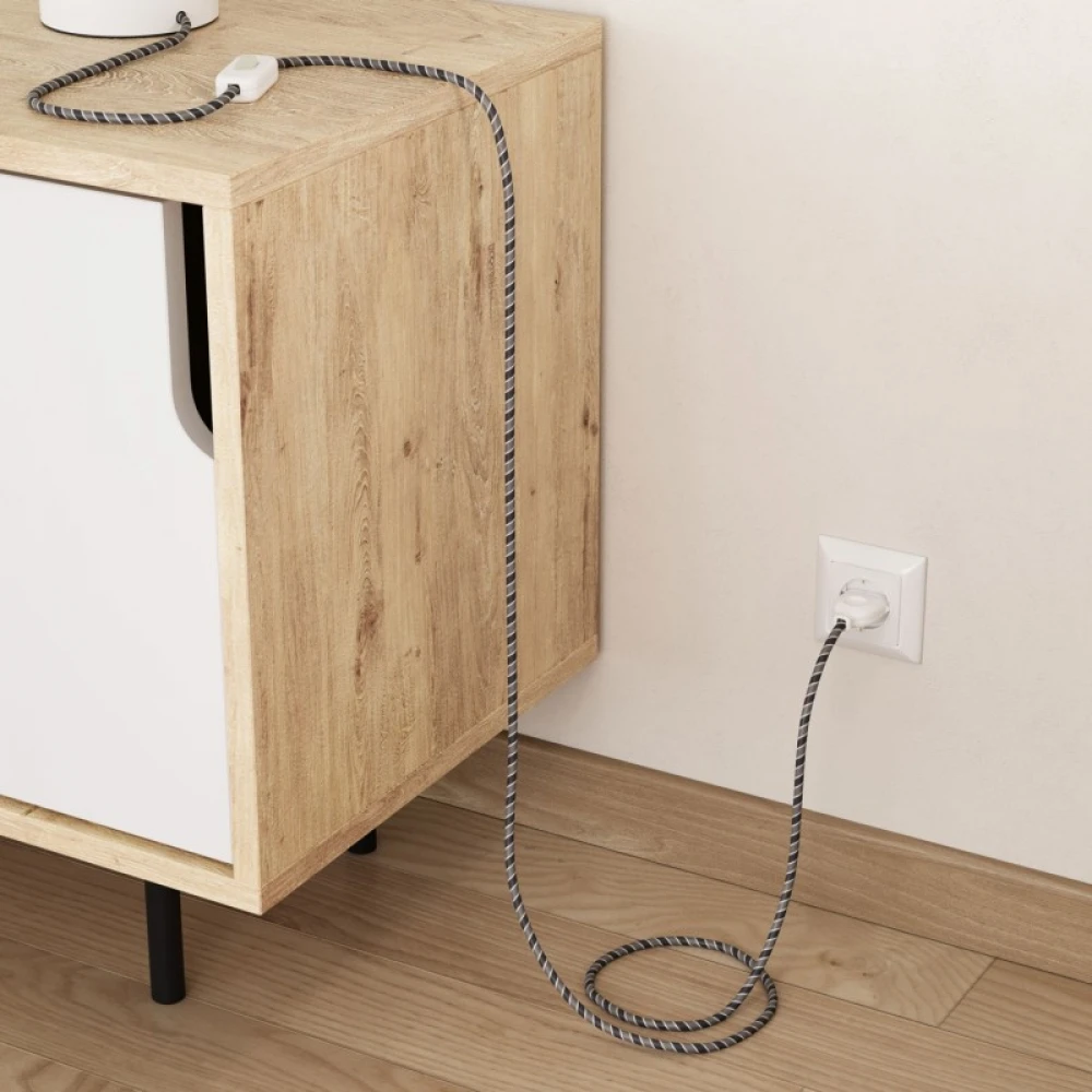Στρόγγυλο Υφασμάτινο Καλώδιο Vertigo HD ERM44 Ironman Creative Cables