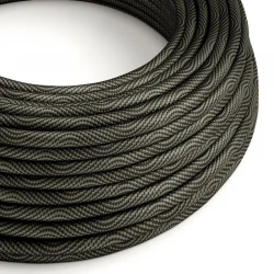Στρόγγυλο Υφασμάτινο Καλώδιο Vertigo HD ERM67 Optical Μαύρο Γκρι Creative Cables