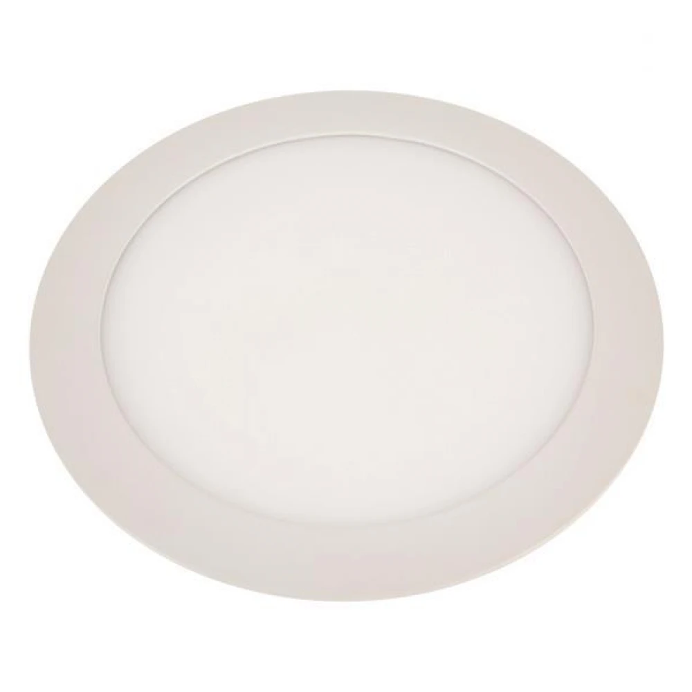 Φωτιστικό LED SLIM Χωνευτό Λευκό Φ225 20W Ψυχρό Λευκό 6500K Eurolamp