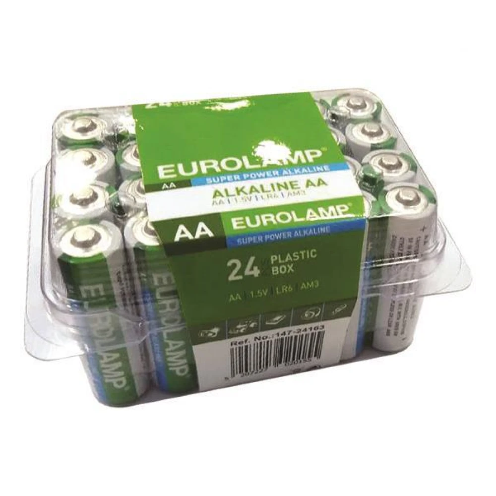 Μπαταρία Αλκαλική 24 Τεμαχίων 1,5 V ΑΑ LR6 Eurolamp