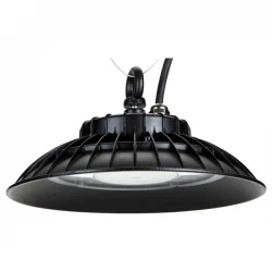 Καμπάνα LED SMD UFO Μαύρη 150W 120 Μοιρών Plus - Eurolamp