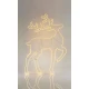 NEON LED Φωτοσωλήνας Επαγγελματικό Σχέδιο Ελάφι 10μ. Θερμό Λευκό IP44 1440 LED 93x140cm Magic Christmas