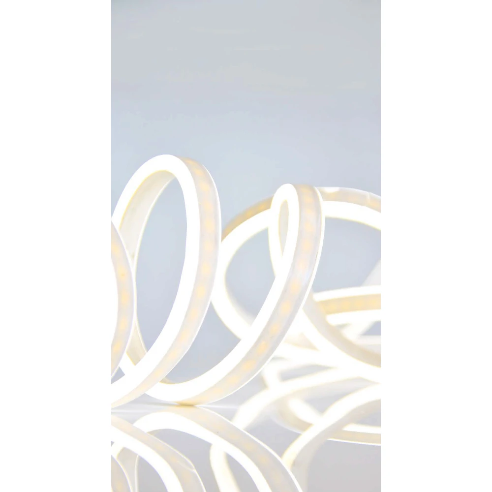 LED Neon Φωτοσωλήνα Δύο Όψεων Λευκό 7,5W /m IP44 Eurolamp