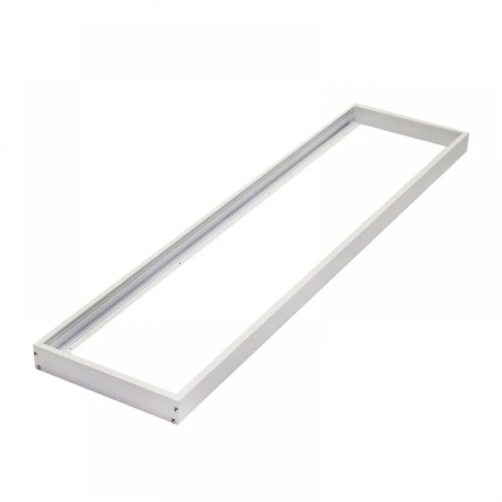 Βάση Εξωτερική Για Φωτιστικό Panel LED 120x30x4.3 Λευκό Eurolamp