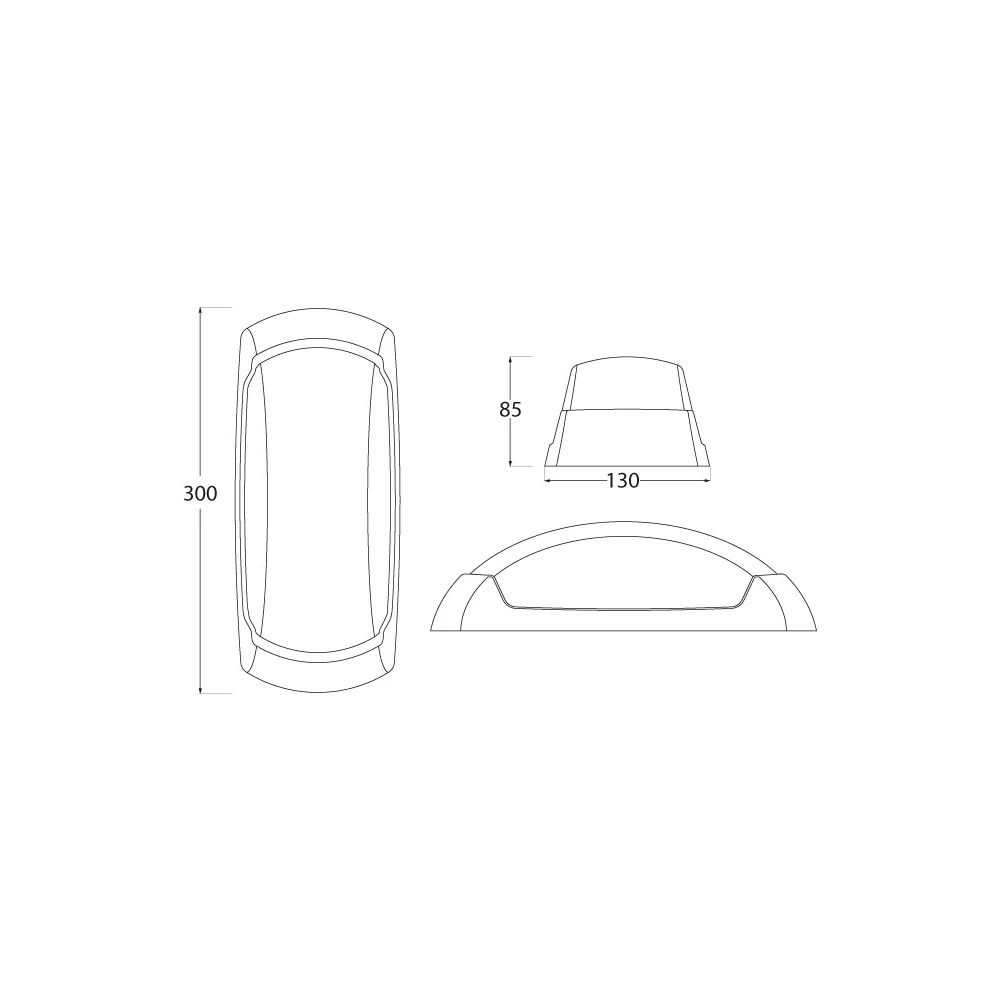 FUMAGALLI FRANCY-OP ΑΠΛΙΚΑ ΤΟΙΧΟΥ ΛΕΥΚΗ ΟΠΑΛ Ε27 300X130MM