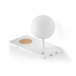 Απλίκα Τοίχου Με Φορτιστή Wireless LED 6W 3000K NIKO Δεξιά Πλευρά Faro