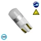 Λαμπτήρας LED T10 12V Με 1 SMD 3030 Ψυχρό Λευκό 6000K GloboStar
