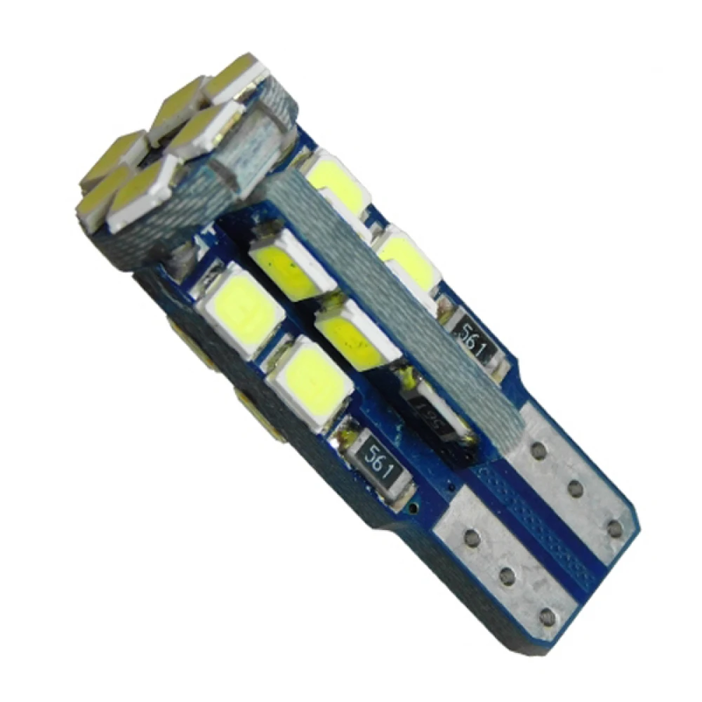 Λαμπτήρας LED T10 12V Can Bus με 22 SMD 2835 Ψυχρό Λευκό 6000K GloboStar