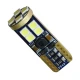 Λαμπτήρας LED T10 12v Can Bus με 12 SMD 3030 Ψυχρό Λευκό 6000K GloboStar
