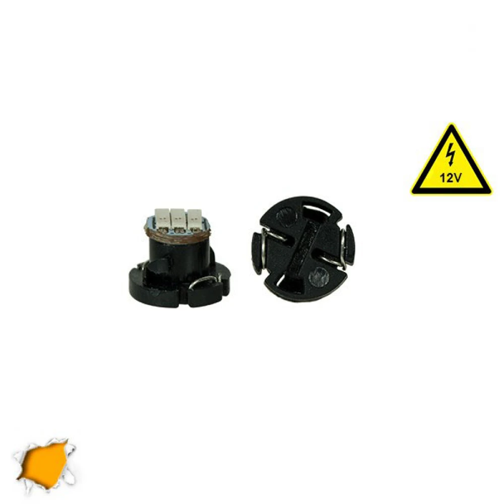 Λαμπτήρας LED T4.2 3 SMD 4014 12 Πορτοκαλί Volt GloboStar