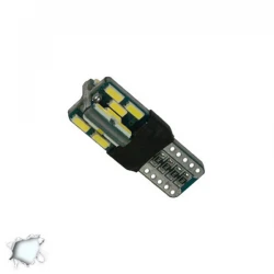 Λαμπτήρας LED T10 Can Bus με 24 SMD 4014 Samsung Chip 12v 6000k GloboStar