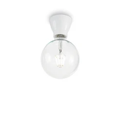 Πλαφονιέρα Σε Λευκό Χρώμα Ø7,5 1 x 60W E27 WINERY AP1 IDEAL LUX