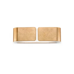 Μεταλλική Απλίκα Δίφωτη Σε Χρυσό Χρώμα 2 x 60W E27 CLIP AP2 SMALL IDEAL LUX