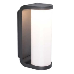 LED Επιτοίχιο Φωτιστικό 10W Σε Σκούρο Γκρι IP44 ADALYN LUTEC