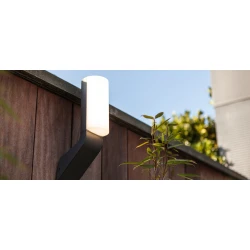 LED Επιτοίχιο Φωτιστικό 14W Σε Σκούρο Γκρι IP44 BATI LUTEC