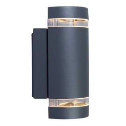 Απλίκα Εξωτερικού Χώρου Κύλινδρος Up-Down Light 2x GU10 max 35W IP44 FOCUS LUTEC