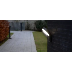 LED Απλίκα Αλουμινίου Εξωτερικού Χώρου 14W IP54 MERIDIAN LUTEC