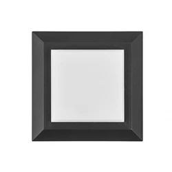 Led Απλίκα Εξωτερικού Χώρου Σε Σκούρο Γκρι 3,5W IP65 Led Id