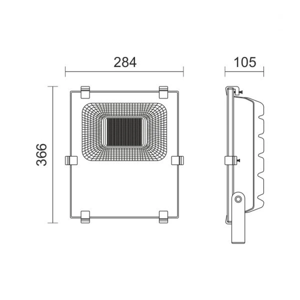 LED Προβολέας SMD 150W 230V Ψυχρό 6000K SpotLight